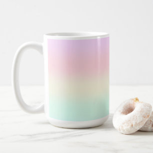 Niedlicher Regenbogen farbiger Farbverlauf Wasserf Kaffeetasse