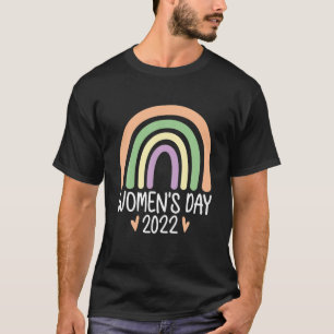 Niedlicher Regenbogen Internationaler Frauentag Gl T-Shirt