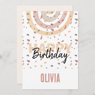 Niedlicher Regenbogen mit Splitter Karte