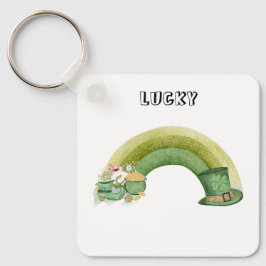 Niedlicher Regenbogen-Party Schlüsselanhänger