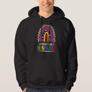 Niedlicher Regenbogen-Proud zu Hispanic H Hoodie