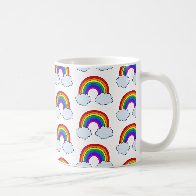 Niedlicher Regenbogen Tasse (Rechts)