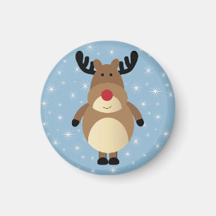 Niedlicher Ren-Winter-Feiertags-Magnet Magnet