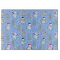 Niedlicher Rentier, Snowman und Rentier