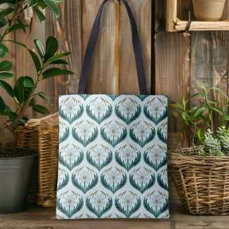 Niedlicher Retro 70er Blume Power Mint Green Daisy