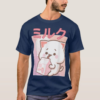 Niedlicher Retro 90er japanischer Kawaii Strawberr T-Shirt