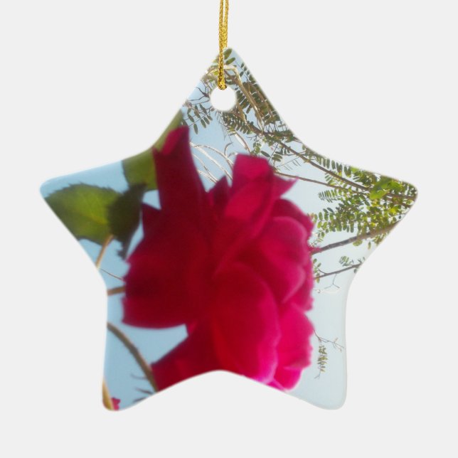 Niedlicher Retro Hakuna Matata Geschenk Blaues Grü Keramikornament (Vorne)