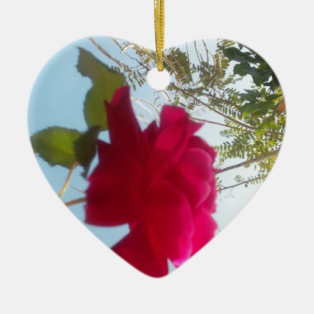 Niedlicher Retro Hakuna Matata Geschenk Blaues Grü Keramikornament (Vorne)