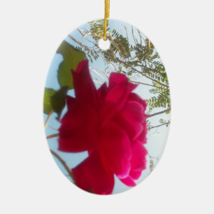 Niedlicher Retro Hakuna Matata Geschenk Blaues Grü Keramikornament