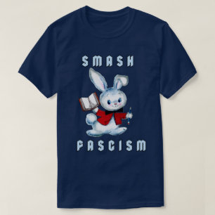 Niedlicher Retro-Hase - Schmetterling des Faschism T-Shirt