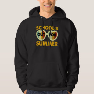 Niedlicher Retro-letzter Schultag für Sommer Hoodie