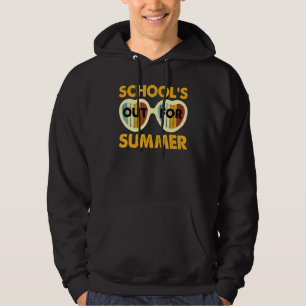 Niedlicher Retro-letzter Schultag für Sommer Hoodie