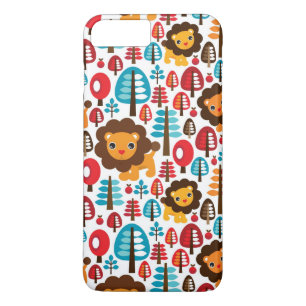 niedlicher retro Löwe scherzt Illustration Case-Mate iPhone Hülle