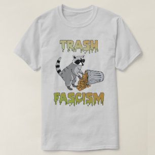 Niedlicher Retro-Raccoon - Trash Faschismus T-Shirt