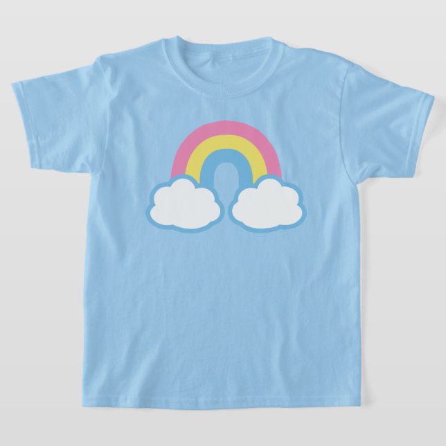 Niedlicher Retro-Regenbogen-T - Shirt (Ablage )