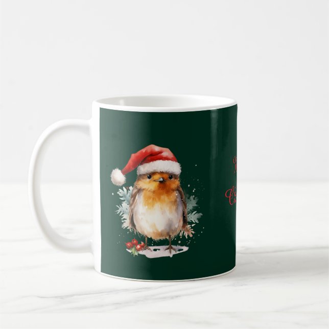 Niedlicher Robin Kaffeetasse (Links)