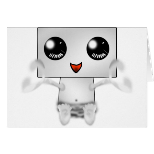 Niedlicher Roboter (Vorderseite (Horizontal))
