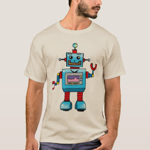 Niedlicher Roboter T-Shirt