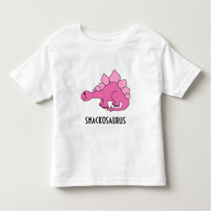 Niedlicher rosa Dinosaurier; Snackosaurus Kleinkind T-shirt