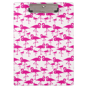Niedlicher rosa Flamingo Klemmbrett