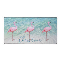 Niedlicher rosa Flamingos tropischer Strand indivi