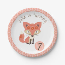 Niedlicher rosa GeburtstagFox
