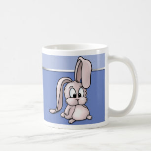 Niedlicher Rosa-Kaninchen-Cartoon Tasse