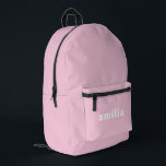 Niedlicher, rosa Personalisierter Rucksack<br><div class="desc">Niedlicher,  rosa Personalisierter Rucksack für Mädchen.</div>
