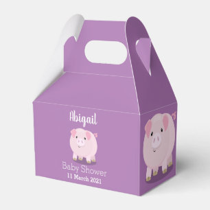 Niedlicher Rosa-Pot-Cartoon Geschenkschachtel