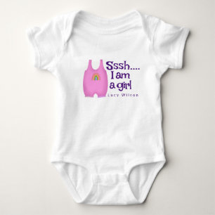 Niedlicher Rosa Rainbow Baby Girl Body Anzug Strampler