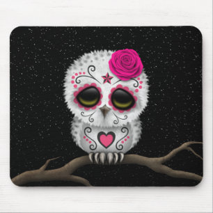 Niedlicher rosa Tag der toten Mousepad