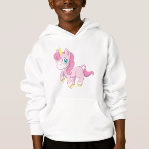 Niedlicher rosa Unicorn Hoodie