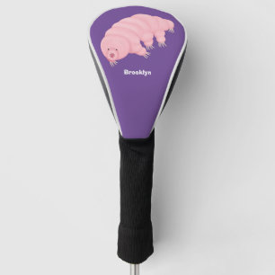 Niedlicher rosafarbener kardialer Cartoon Golf Headcover