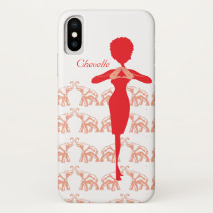 Niedlicher roter Elefant Case-Mate iPhone Hülle