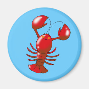 Niedlicher roter Hummer Magnet