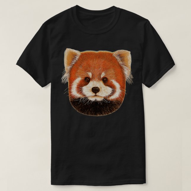 Niedlicher roter Panda 20 T-Shirt (Design vorne)