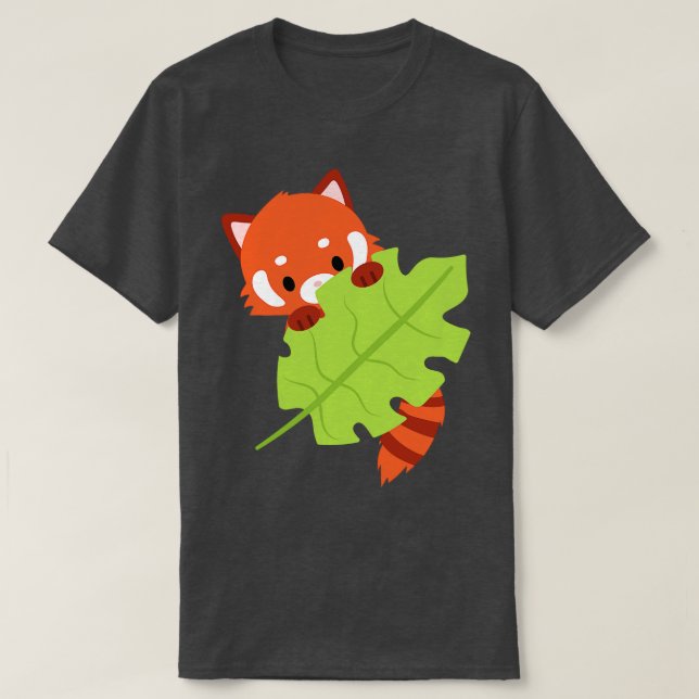 Niedlicher Roter Panda 24 T-Shirt (Design vorne)
