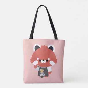 Niedlicher Roter Panda Barista