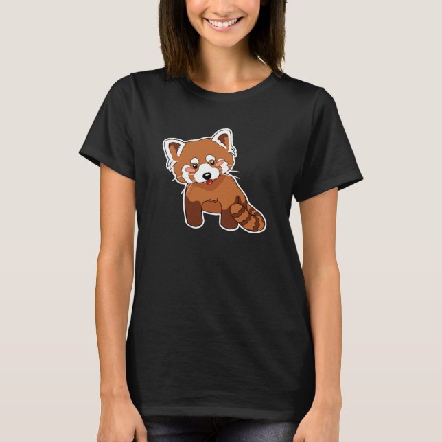 Niedlicher roter Panda-T - Shirt (Vorderseite)