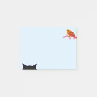 Niedlicher Roter Vogel und Katze