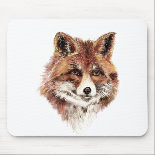 Niedlicher Rotfuchs, Aquarellnatur, Wildtiere Mousepad