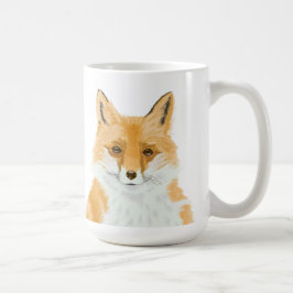Niedlicher Rotfuchs - transparent. Kaffeetasse