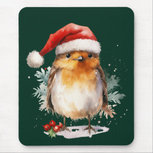 Niedlicher Rotkehlchen Mousepad