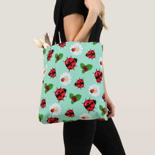 Niedlicher Rotpolka Punkt Ladybug Blume Girl