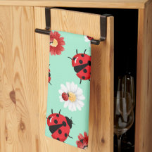 Niedlicher Rotpolka Punkt Ladybug Blume Girl