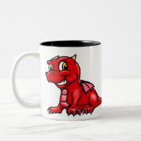 Niedlicher Rotschwanz-Drache