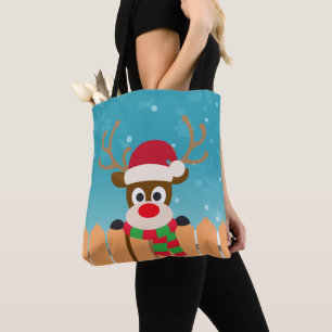 Niedlicher Rudolph The Red Nose Rentier Tasche