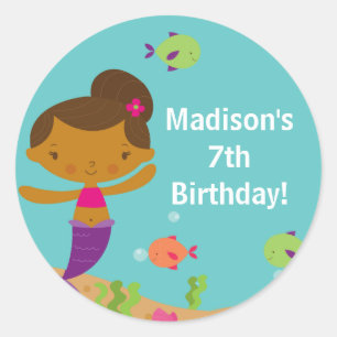 Niedlicher Runder Aufkleber