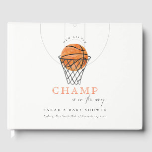 Niedlicher Rust unsere kleine Lampe Basketball Bab Gästebuch