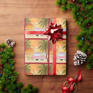Niedlicher RV Camper Warmest wünscht Weihnachten Geschenkpapier